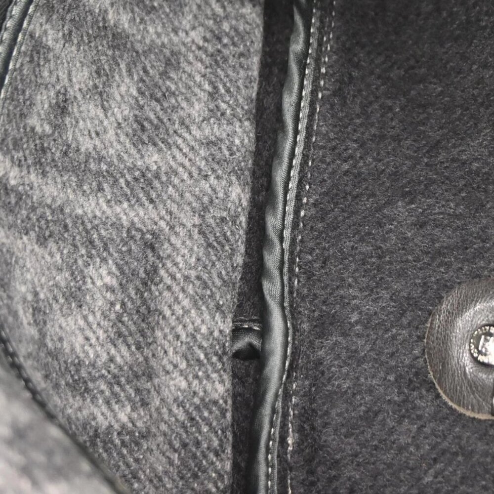 Fendi Gray Wool Zucca Baguette Handbag - Picture 8 of 10